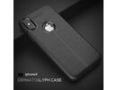 Apple iPhone 6/6S Luxury Ultra-thin Leather TPU Back Skin Case Cover Black maks vāciņš  