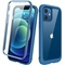 iPhone 12 Mini maciņ&scaron; Diaclara 360 (Zils)