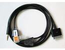 Apple iPhone 3/3G/4/4S iPod iPad Mini Y Cable Usb Aux Cable Adapter BMW MINI COOPER Interface Lead Black kabelis  