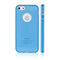 Apple iPhone 5 Light Blue EDGE silicone back case cover bumper maks 