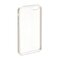 Apple iPhone 4/4S Clear Hard Coating Cover Back Case Bumper clear white maks