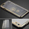 Apple iPhone 5/5S Gold Dandelion Stylish Clear Crystal Diamond Transparent Back Hard Case Cover maks vāciņš