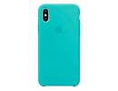 Apple iPhone X MMWF2ZM/A Silicone Back Case Cover Azure Blue