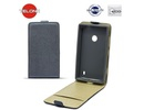 LG H340N Telone Shine Pocket Slim Flip Case Leon telefona maks vertikāli atverams Pelēks Flip Case Cover Grey Black