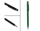 Stylus Ballpoint Metal Pen iPad iPod iPhone Galaxy ATIV Tab Note Sony Xperia Z Samsung LG Nokia HTC ZTE Asus Acer Tablet Smartphone Green