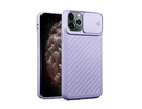 iPhone 12 Mini Silikona Macins ar kameras aizsargu (Violets)