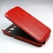 Samsung i9300 Galaxy S3 III red leather snake skin flip case cover maks sarkans
