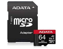 Adata MEMORY MICRO SDXC 64GB W/ADAP./AUSDX64GUI3V30SHA2-RA1