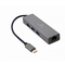 Gembird I/O ADAPTER USB-C TO LAN RJ45/USB HUB A-CMU3-LAN-01