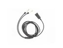 Tellur QD to 2 x Jack 3.5mm Adapter Cable 2.2m Black