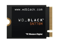 SSD|WESTERN DIGITAL|Black SN770M|1TB|M.2|PCIe Gen4|NVMe|Write speed 4900 MBytes/sec|Read speed 5150 MBytes/sec|2.38mm|TBW 600 TB|WDS100T3X0G