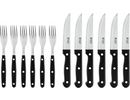 Russell hobbs RH000432EU Steak knife and fork set 12pcs black