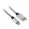 Tracer Micro USB 2.0 AM mirco 1m black silver 46262