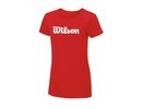 Wilson sieviesu apgerbi W T-SHIRT SCRIPT COTTON TEE