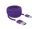 Sbox USB-&gt;Micro USB M/M 1m USB-10315U plum purple