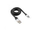 Sbox USB 2.0-Type-C/2.4A black/silver 1.5M