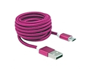 Sbox USB-&gt;Micro USB M/M 1.5m USB-10315P Pitaya Pink