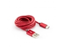 Sbox USB-TYPEC-15R USB-&gt;Type C M/M 1.5m Fruity Red
