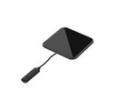 Tellur Qi Ultra-Slim Wireless Fast Charging Pad WCP03, 10W, Qi Certified, Tempered Glass Black