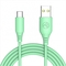 Tellur Silicone USB to Type-C Cable 3A 1m Green