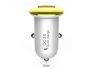 Devia Mushroom series car charger (QC3.0-18W) gold