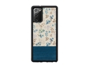 Man&amp;wood MAN&amp;WOOD case for Galaxy Note 20 blue flower black