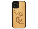 Man&amp;wood MAN&amp;WOOD case for iPhone 12 mini cat with red fish