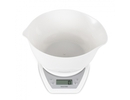 Salter 1024 WHDR14 Digital Kitchen Scales with Dual Pour Mixing Bowl White
