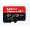 Sandisk by western digital MEMORY MICRO SDXC 64GB UHS-I/W/A SDSQXCU-064G-GN6MA SANDISK