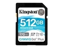Kingston 512GB SDXC Canvas Go Plus 170R
