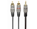 Gembird CABLE AUDIO 3.5MM TO 2RCA 1.5M/GOLD CCA-352-1.5M