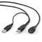 Gembird CABLE USB2 DUAL EXTENSION AMAF/0.9M CCP-USB22-AMAF-3