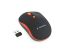 Gembird MOUSE USB OPTICAL WRL BLACK/RED MUSW-4B-03-R