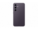 Samsung Galaxy S24 Vegan Leather Cover Dark Violet