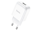 Hoco fast travel charger/ adapter USB 2A N2 White