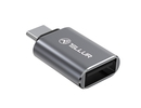 Tellur USB-C to USB-A M/F Adapter 10Gbps, 3A Aluminum Alloy