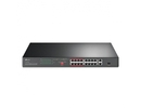 Switch|TP-LINK|TL-SL1218P|Desktop/pedestal|16x10Base-T / 100Base-TX|PoE+ ports 16|TL-SL1218P