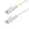 2M White Slim Cat6 Ethernet Cable, Snagless, 100W Poe