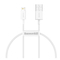 Baseus Superior Cable USB - Lightning 2,4A 0,25 m White