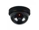 Riff RF-SC1 CCTV Ārtelpu Mājas dro&scaron;ības Kameras mulāža ar mirgojo&scaron;u brīdinājuma gaismu 2x AA baterejām Melna