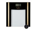 Salter SA00550BGCFAS Glass Analyser Bathroom Scale Black/Gold