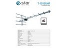 Estar Antenna T-1013 UHF LTE Black