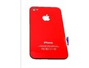 Housings / charging docks sockets / flex cables Apple Iphone 4G battery cover (high copy), red
