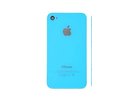 Housings / charging docks sockets / flex cables Apple Iphone 4G battery cover (high copy), blue