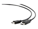 Gembird cable DISPLAYPORT M -&gt; HDMI M 3m