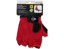 Dunlop Bike gloves, Size M, red