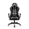 Diablo X-One 2.0 Normāla izmēra melns - balts ergonomisks krēsls