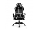 Diablo X-One 2.0 Normāla izmēra melns - balts ergonomisks krēsls