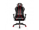 Diablo X-One 2.0 Normāla izmēra melns - sarkans ergonomisks krēsls