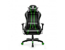 Diablo X-One 2.0 Normal Size melns - zaļ&scaron; ergonomisks krēsls